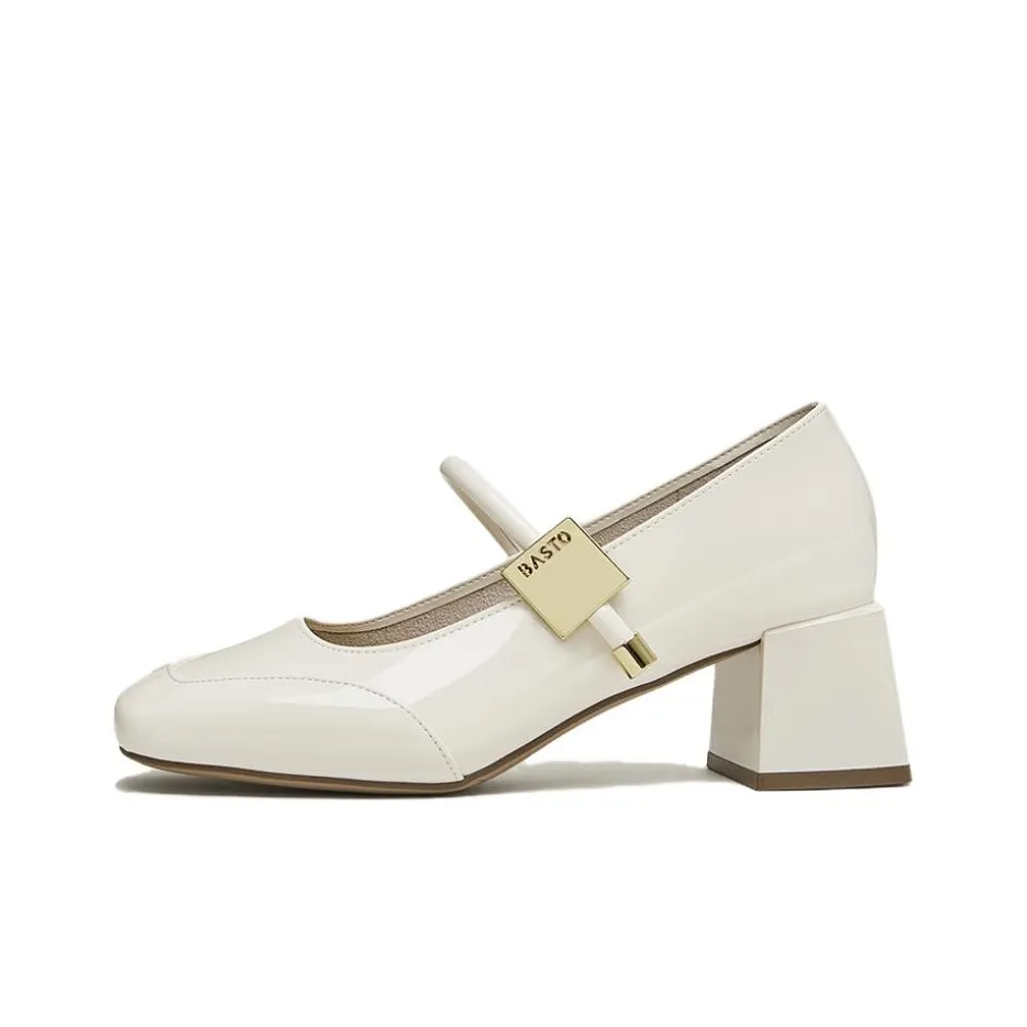 BASTO Грубый каблук Туфли Мэри Джейн Женские