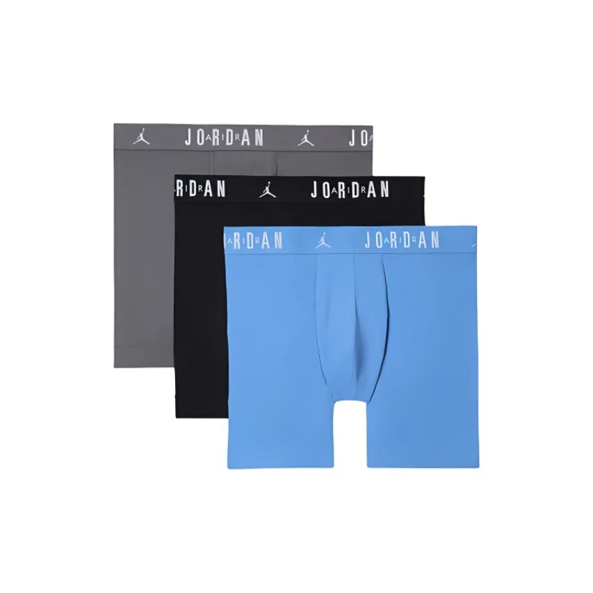 JORDAN Men
s Flight Cotton Core Boxer Briefs 3 Pack