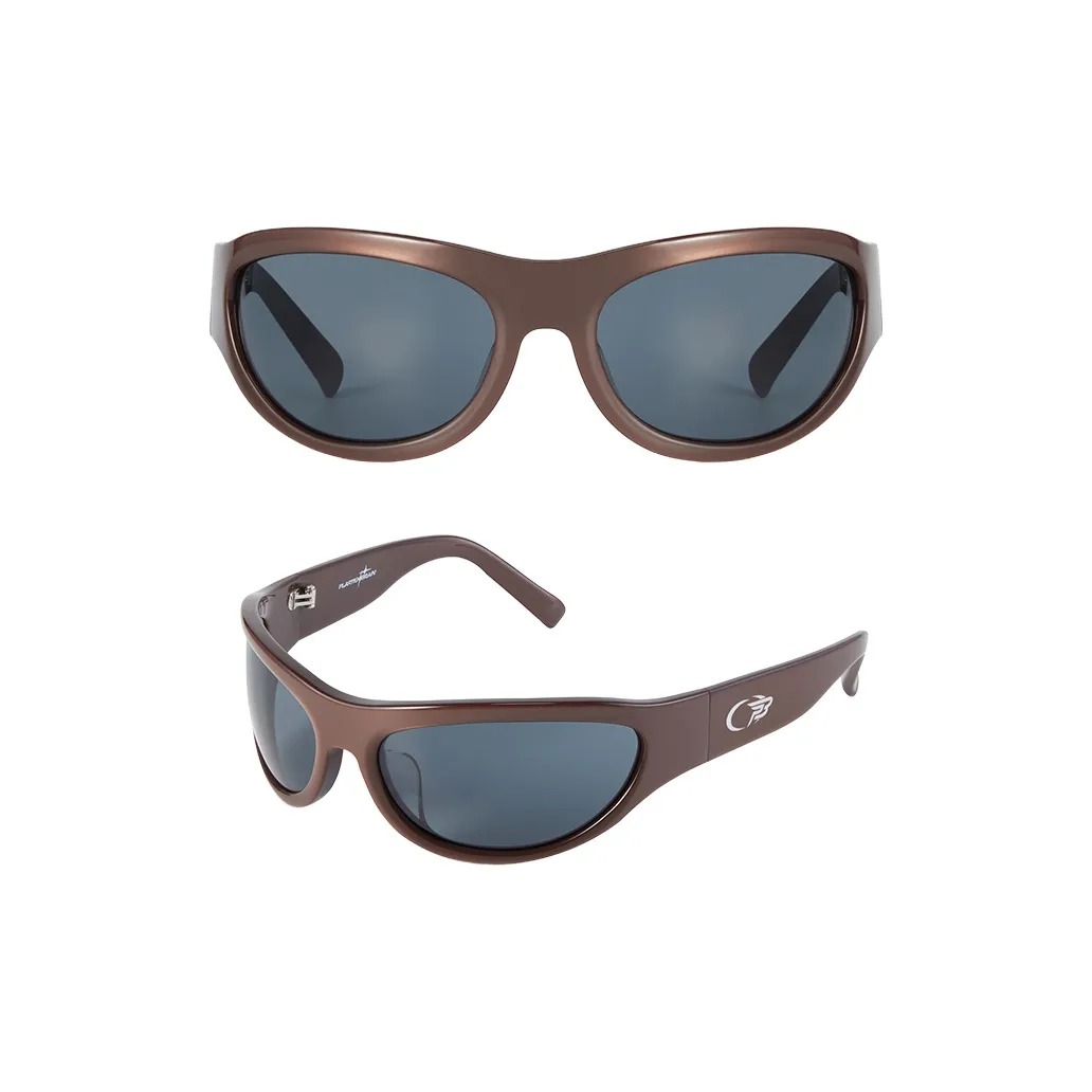 PLASTIC BRAIN Пластиковая оправа Кошачий глаз Солнцезащитные очки Унисекс