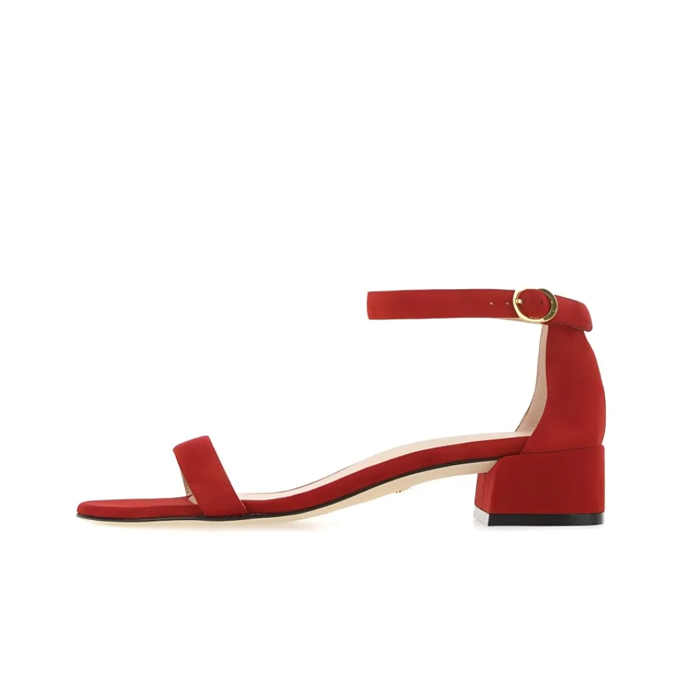 Stuart Weitzman SW One Sandals with Strap Women's Red
