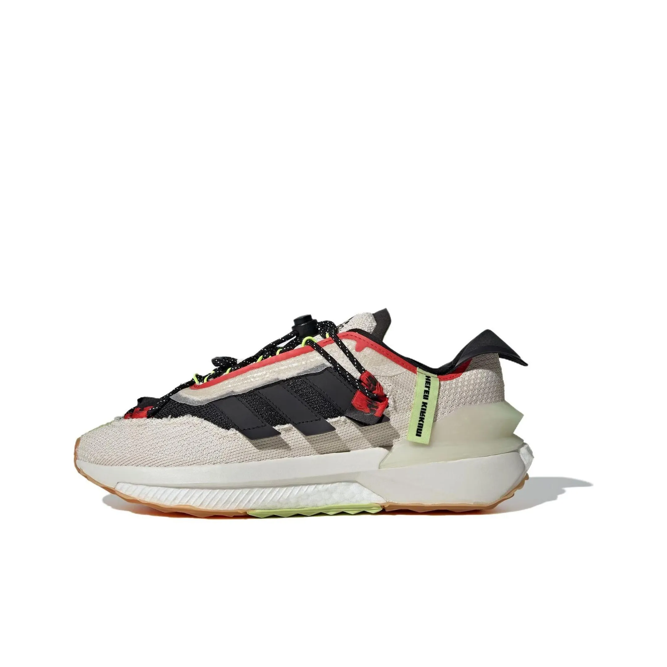 Adidas Беговые кроссовки Low Top Нефрит Белый Черный Унисекс