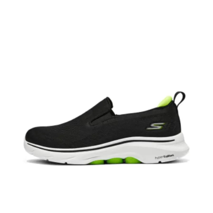 Skechers GO WALK 7 Амортизация Износостойкий Низкий Топ Casual Мужской Черный Белый