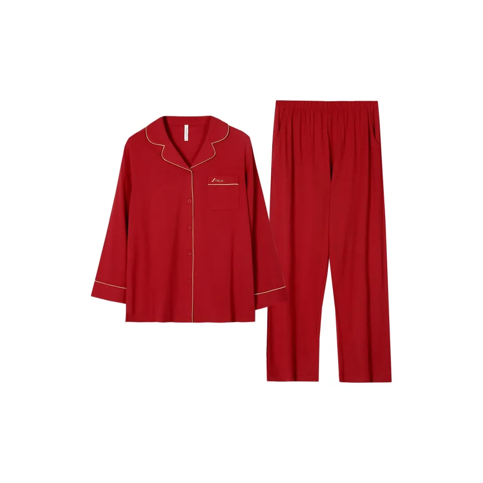 ITALAI Пижамный комплект Мужской Итальянский Красный
