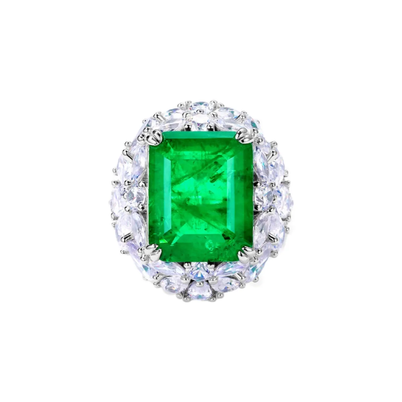 KOYOOME S925 Silver With Artificial Gemstones Rings Women's
