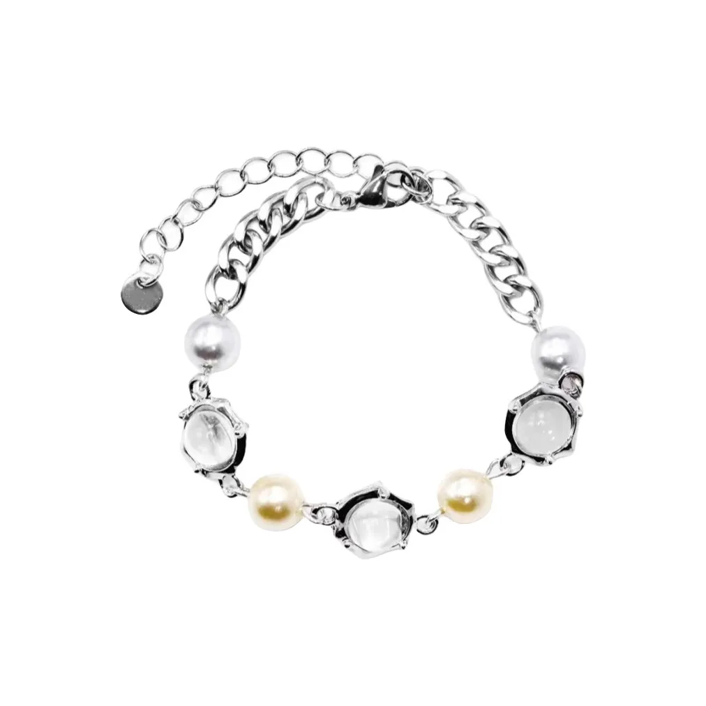 KING OF BLING Сплав Искусственный жемчуг Браслеты Унисекс