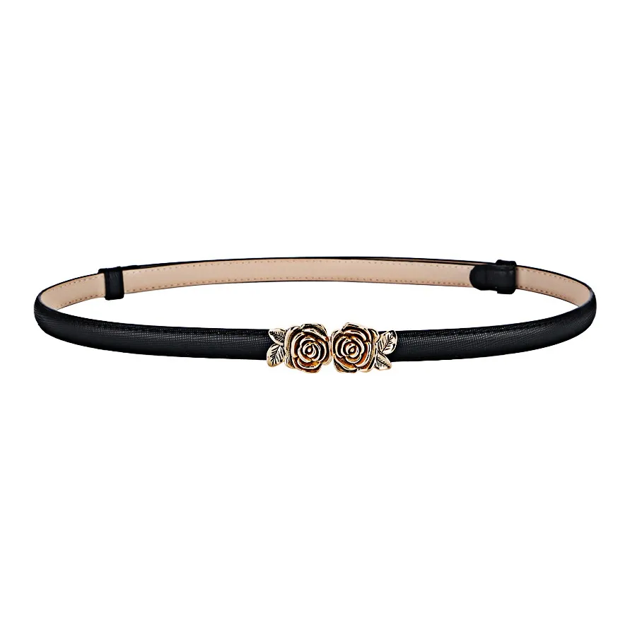 MUSTKOO Cow Leather Belt Women's 1.5