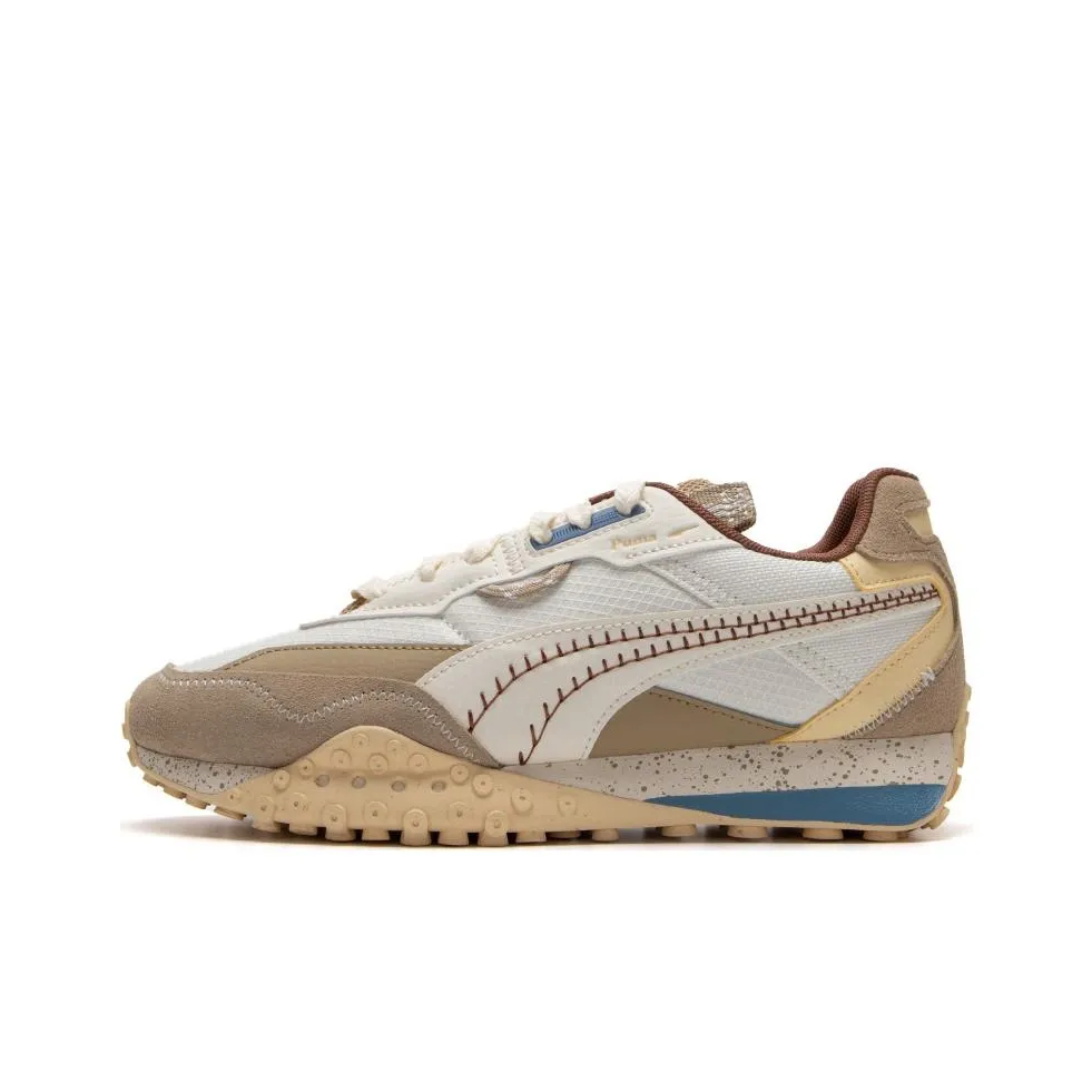 PUMA Blktop Rider Shock Absorbers Low Top Casual Shoes Unisex Brown White