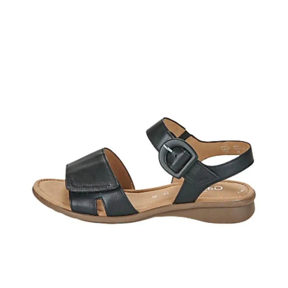 Gabor Strap Sandals slip 3cm Women's Black