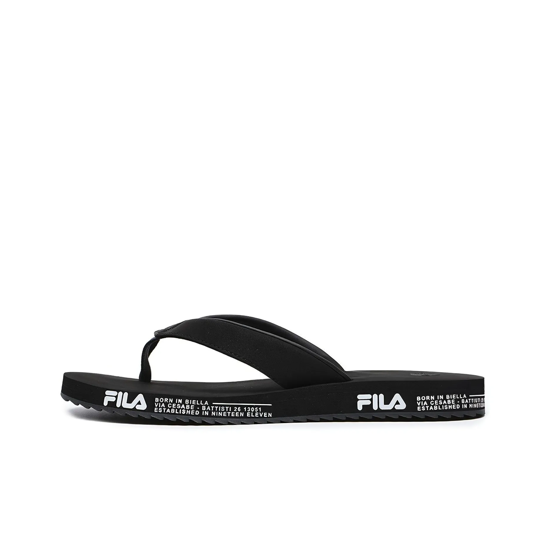 FILA TREVI Rubber Sole Flip Flops Women's Black