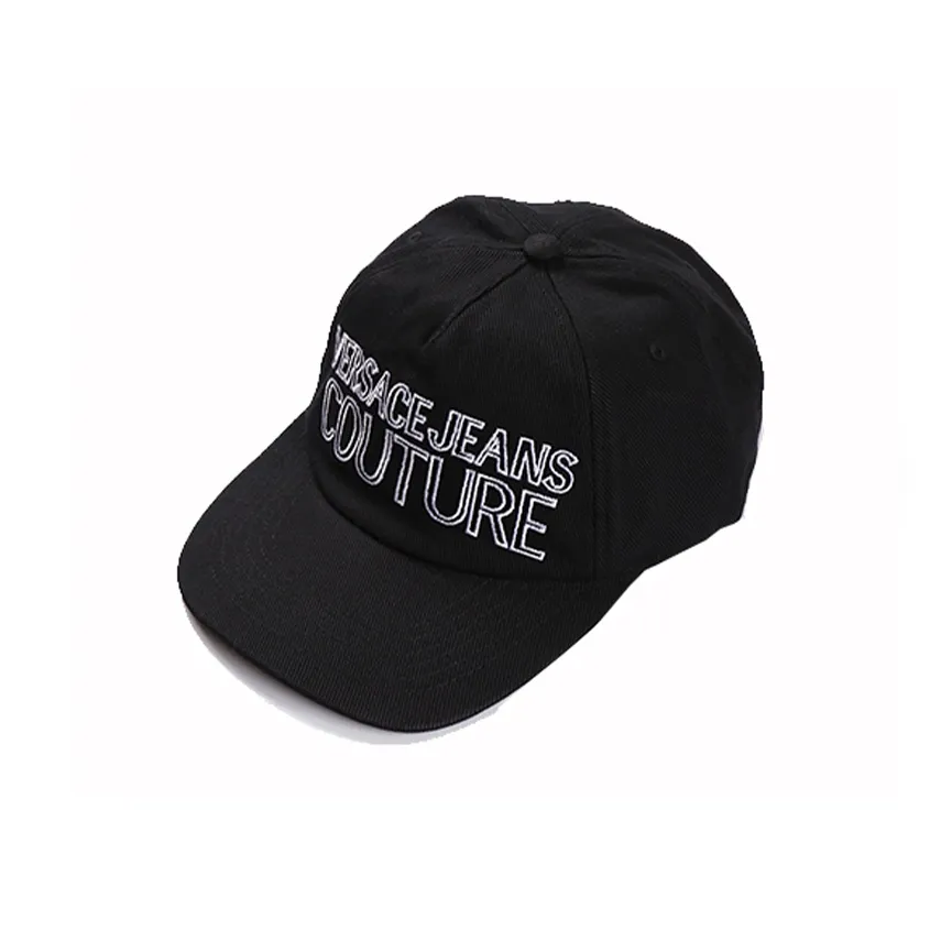 VERSACE JEANS COUTURE Polyester Baseball Caps Unisex Black