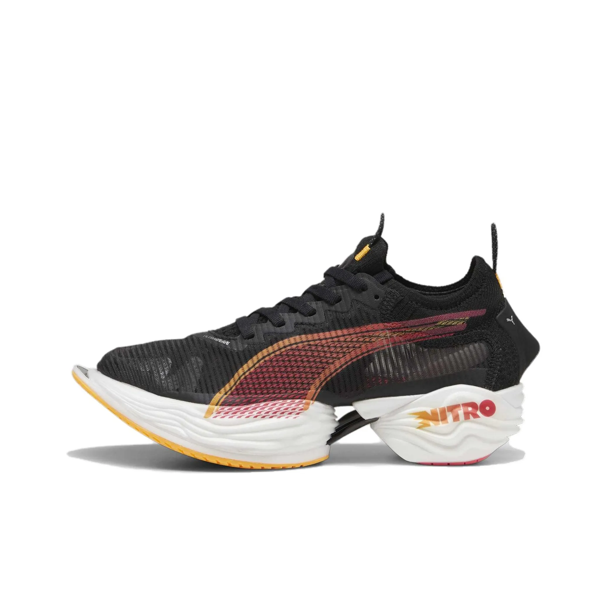 PUMA Fast R Nitro Elite 2 Low Топ Беговые кроссовки Женские Черный