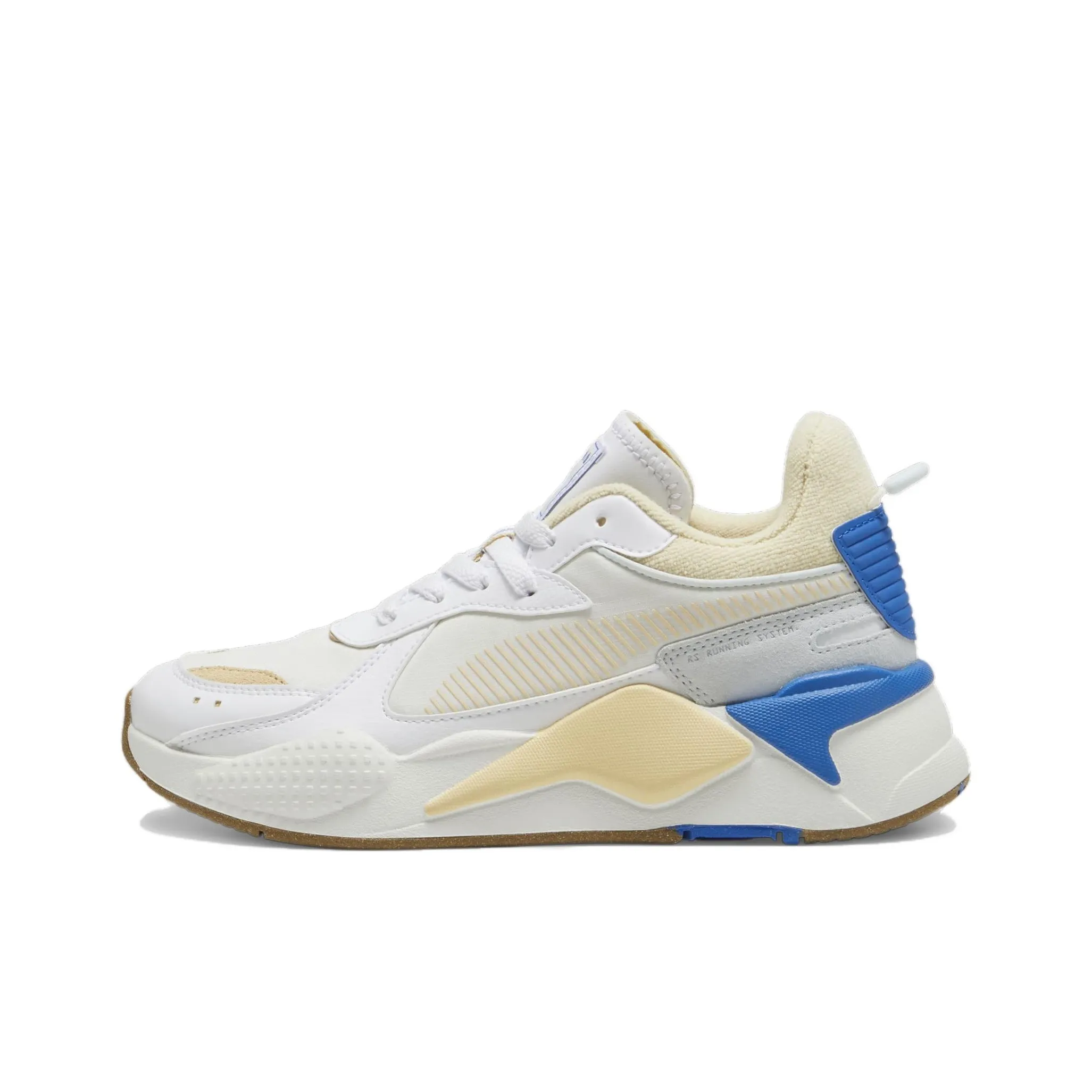 PUMA RS X Retro Resort Cushioning, Slip Resistant, And Abrasion Resistant Low Top Casual Shoes Women's Yellow Blue
