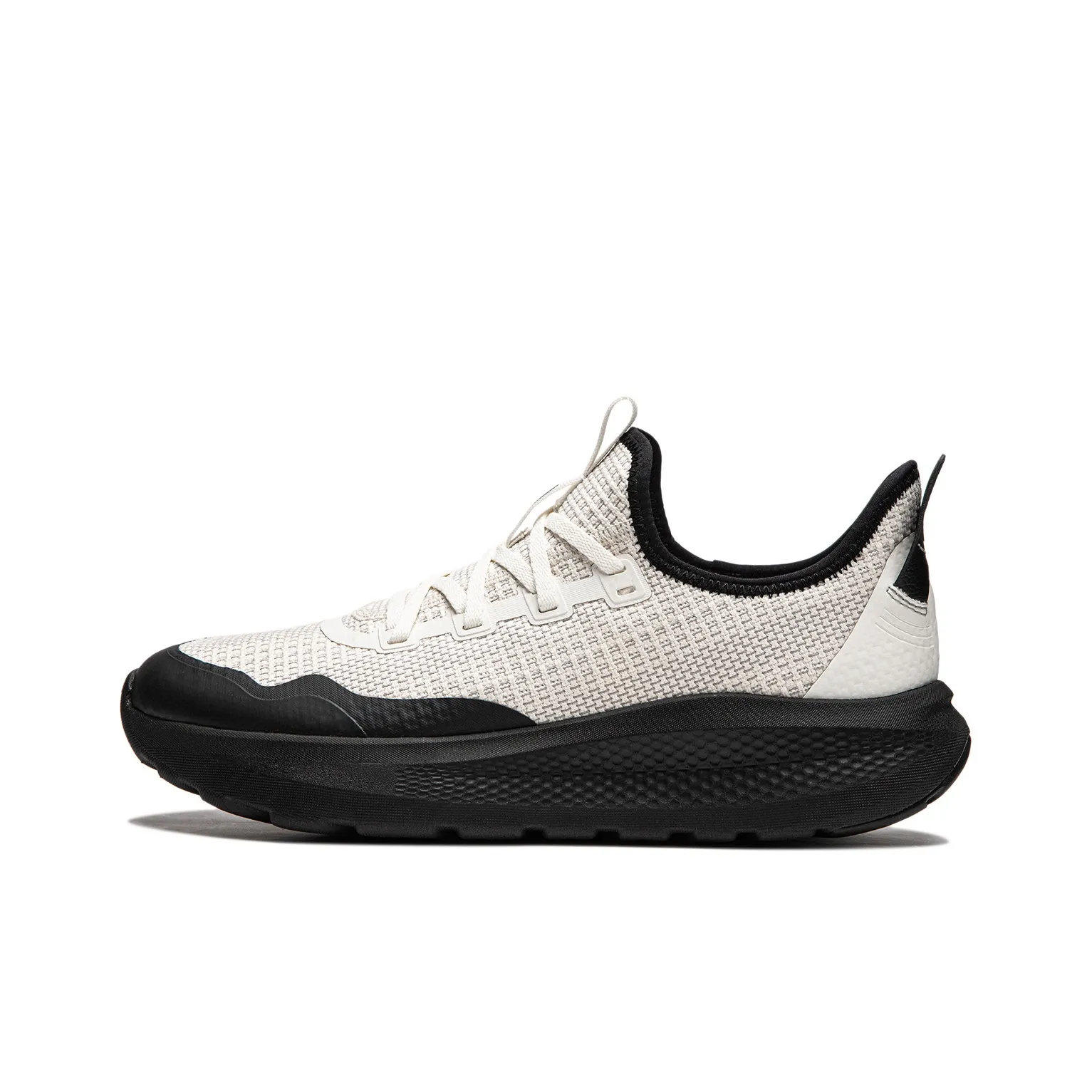 LiNing Cloud Ease Slip On Cushioning Anti Slip And Wear Resistant Low Top Casual Shoes Men's White Black