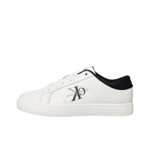 CKJ CALVIN KLEIN JEANS Кроссовки для скейтбординга Низкие Белые Мужские