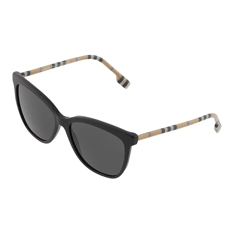 Burberry Plastic Square Sunglasses Women's Black