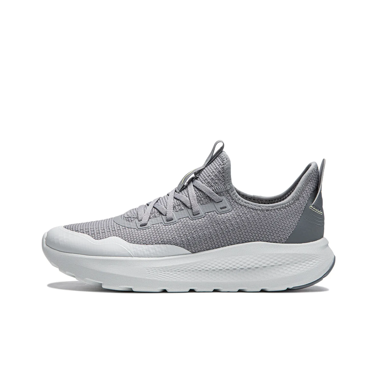 LiNing Cloud Ease Slip On Non slip Wear resistant Shock Absorption Low Top Casual Shoes Men's Gray White