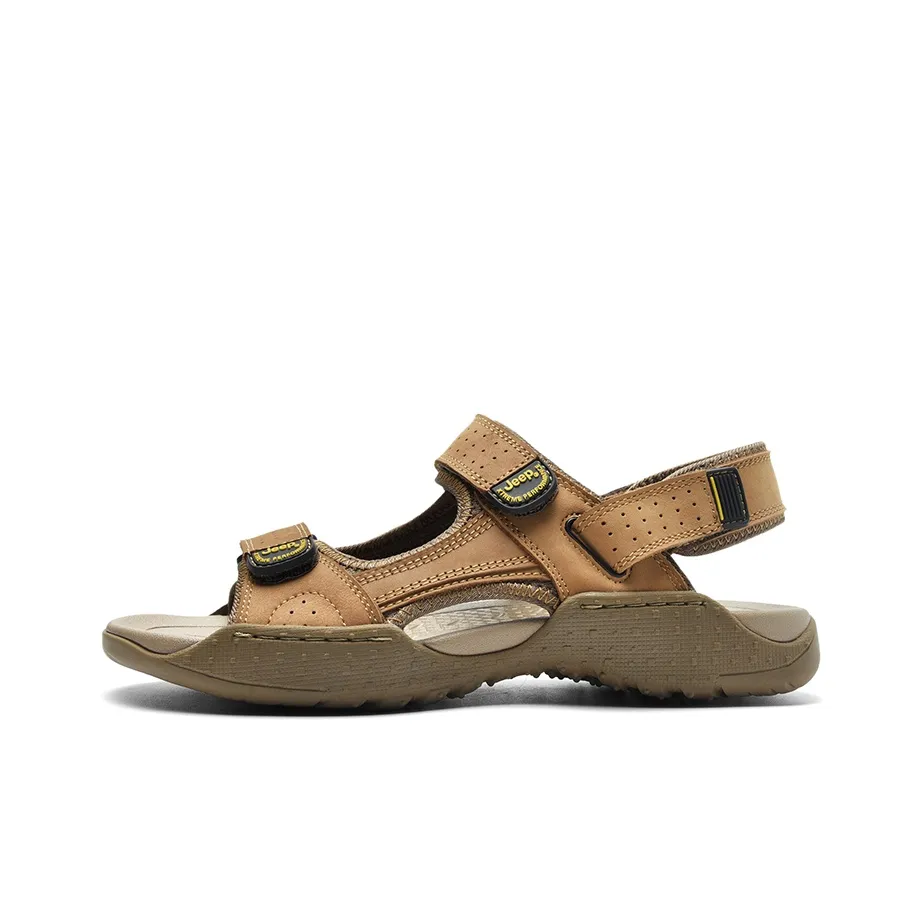 JEEP Пляжные сандалии, коричневый, мужской