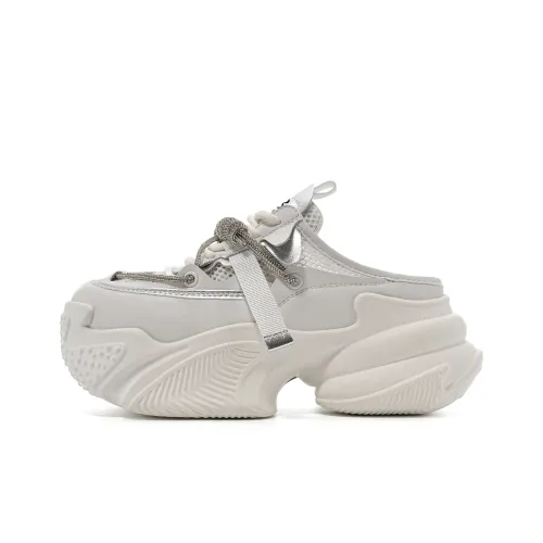 EBLAN Толстоподошвенные кроссовки Low Top Бежевые Женские