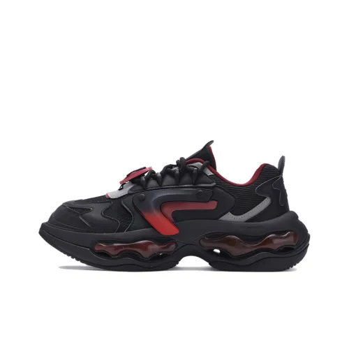 FILA FUSION Nebula Повседневная обувь Низкий верх Черный/Мерло Бургундский Мужская