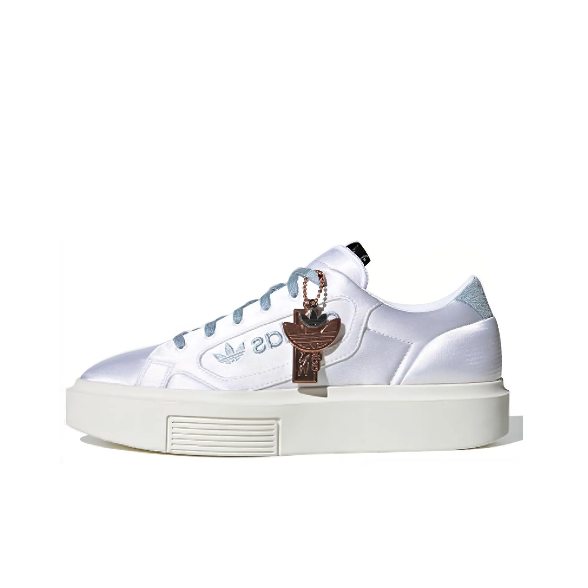 Adidas Originals Sleek Супер Низкие Скейтборд Кроссовки Женские Ярко-белые