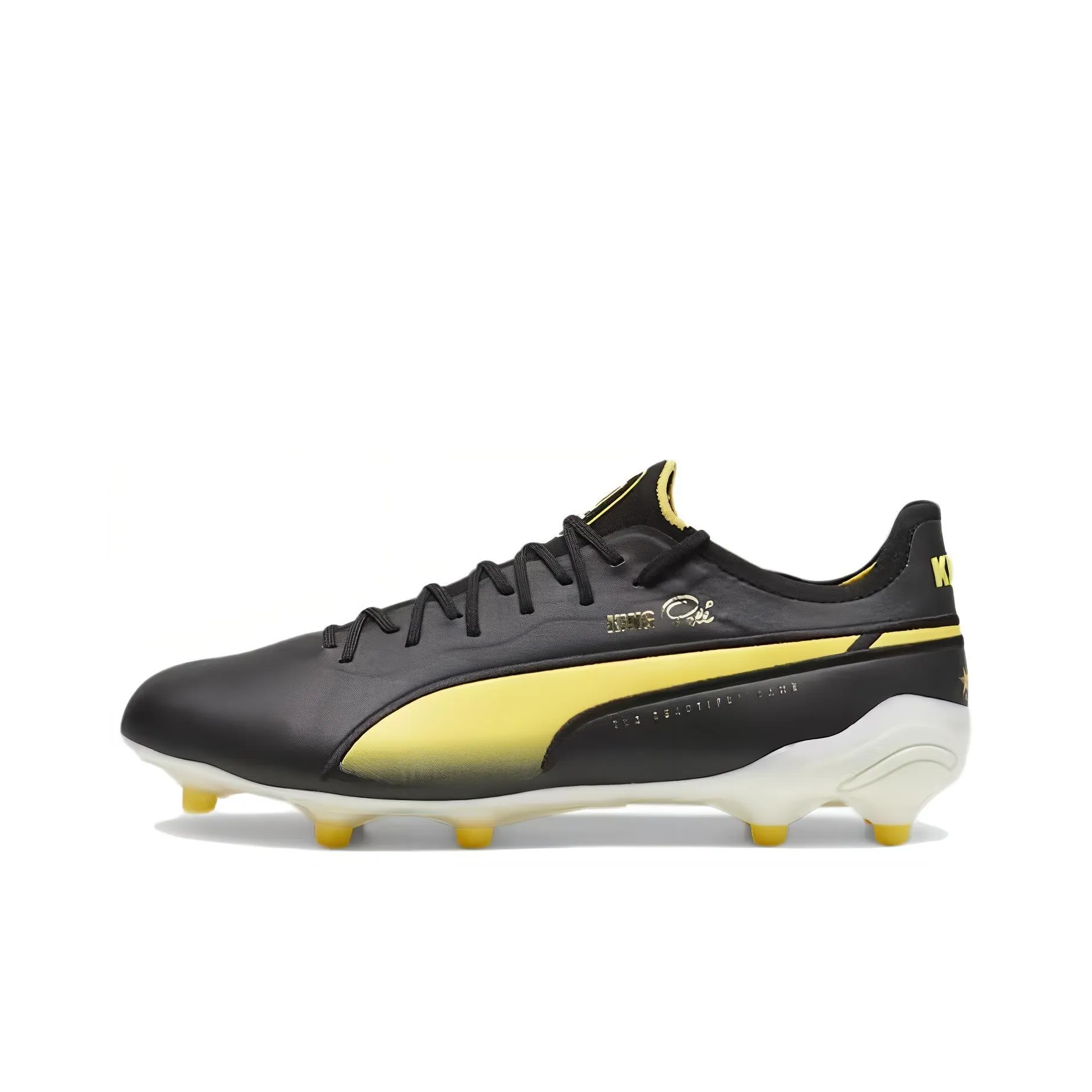 PUMA King Ultimate Pel FG/AG 'Black Yellow'