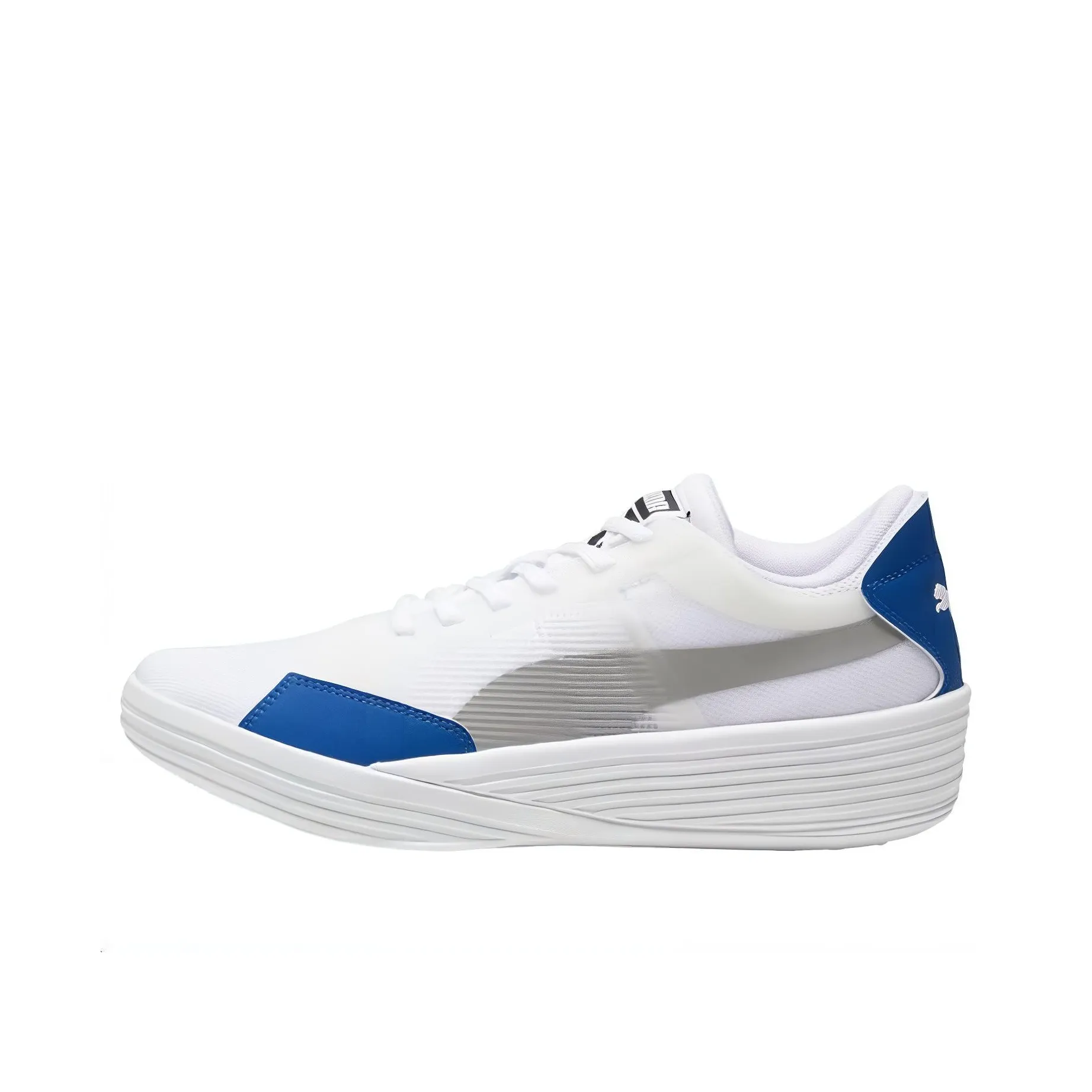 PUMA Clyde All Pro Амортизация Износостойкие Низкие Кроссовки для Бега Унисекс Белые