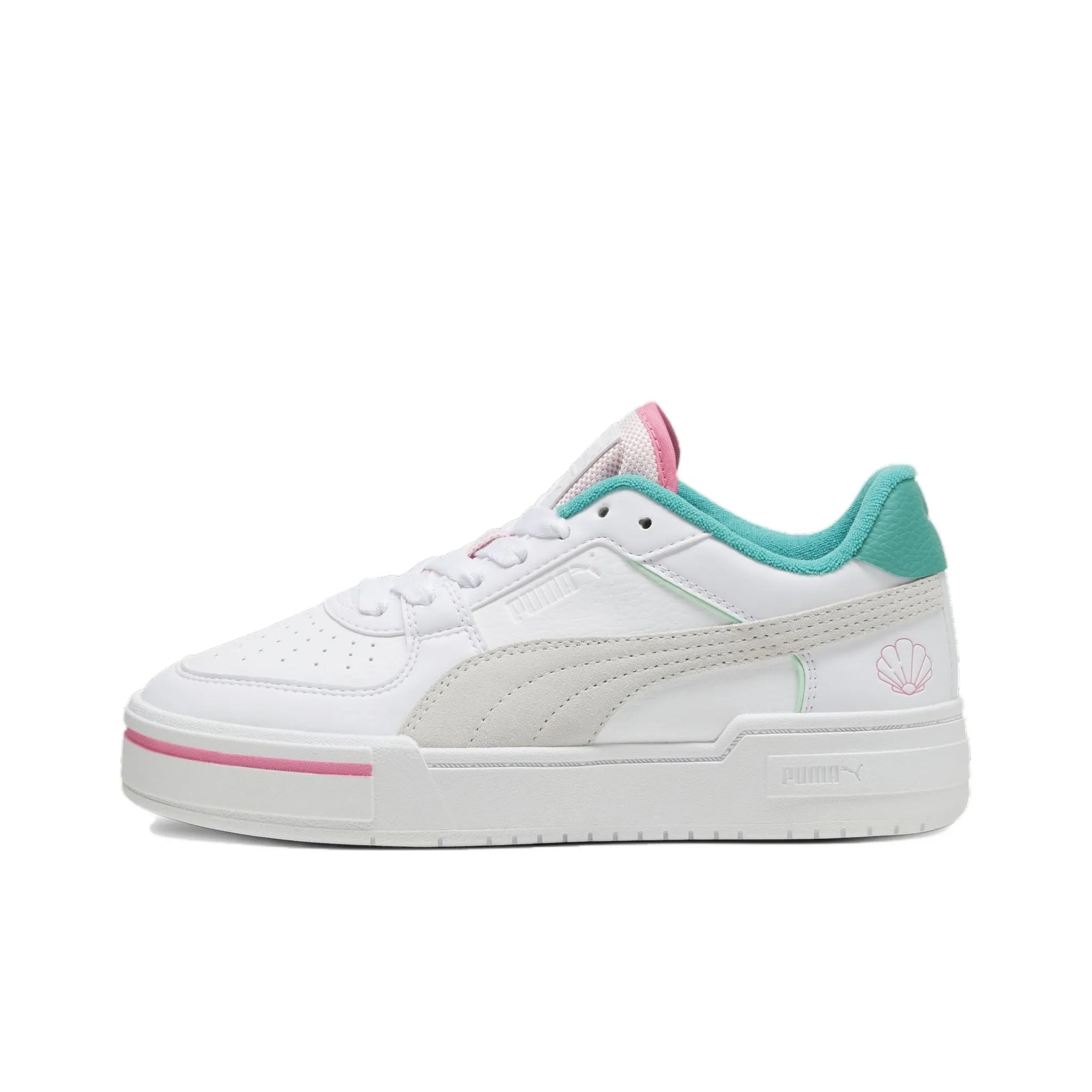 PUMA Ca Pro Retro Resort Anti Slip Wear Resistant Low Top Skateboard Shoes Women's White Pink