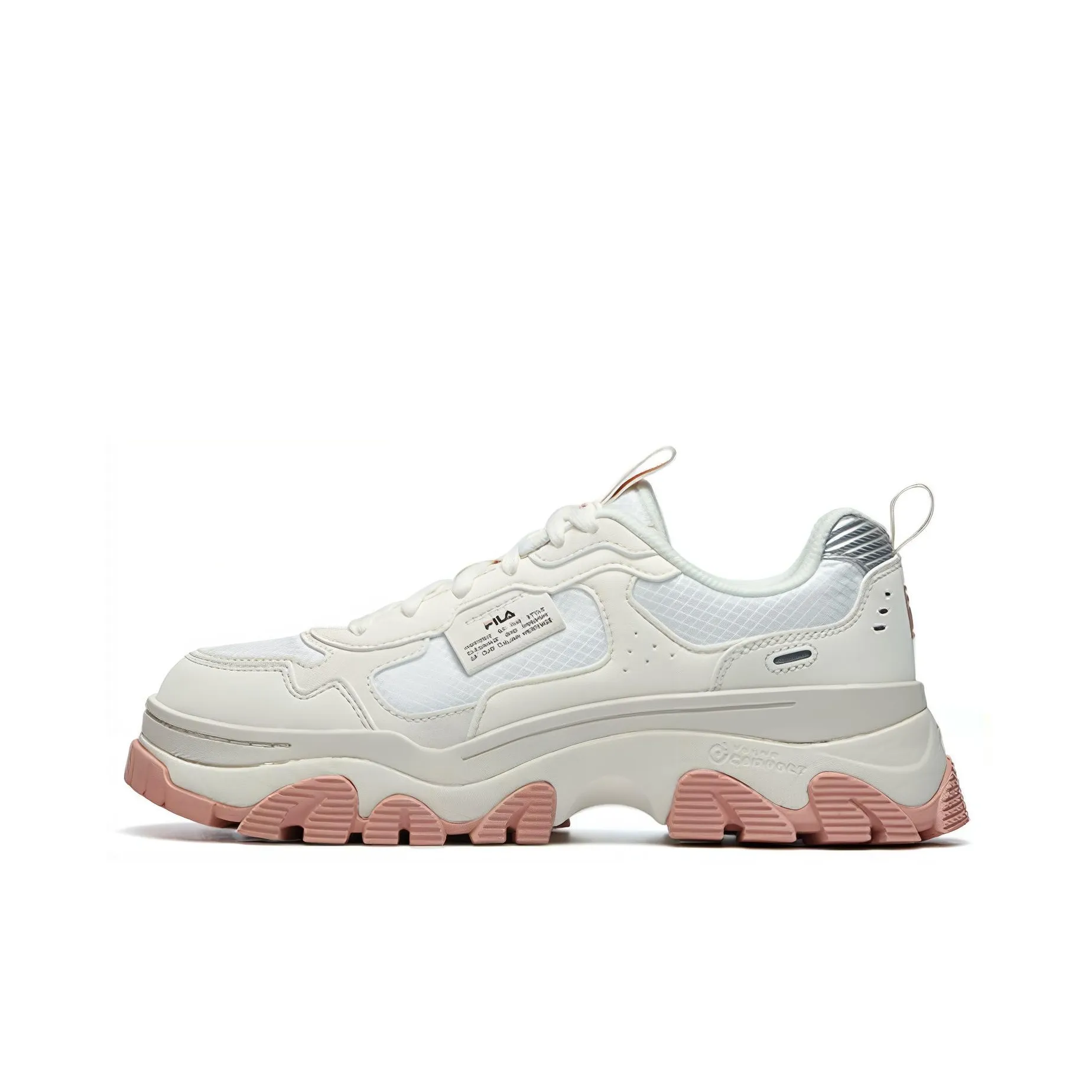 FILA HIKE Low Top Chunky Sneakers Women's Pink White
