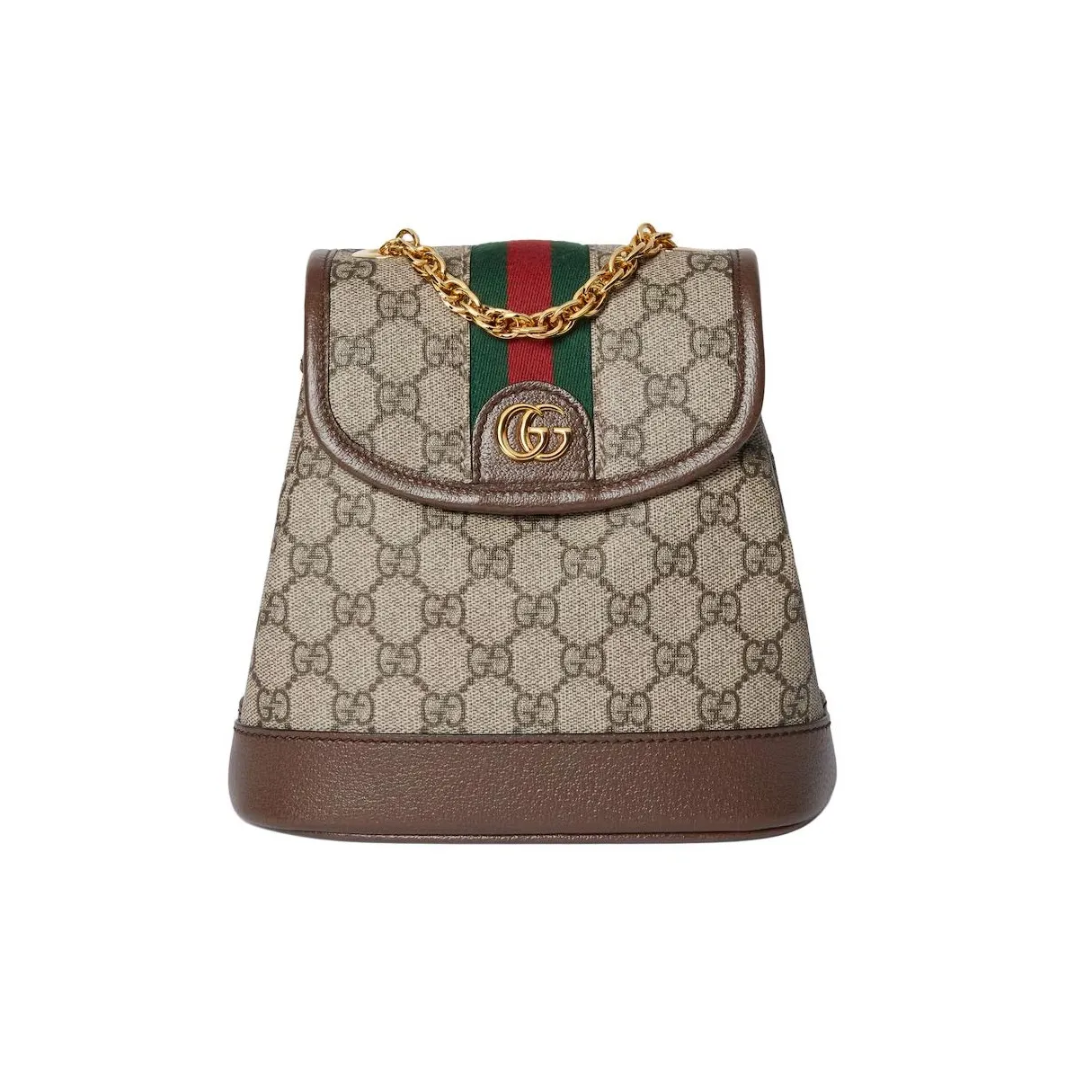 GUCCI Ophidia GG Supreme Canvas Backpack Mini Women's Ebony & Beige