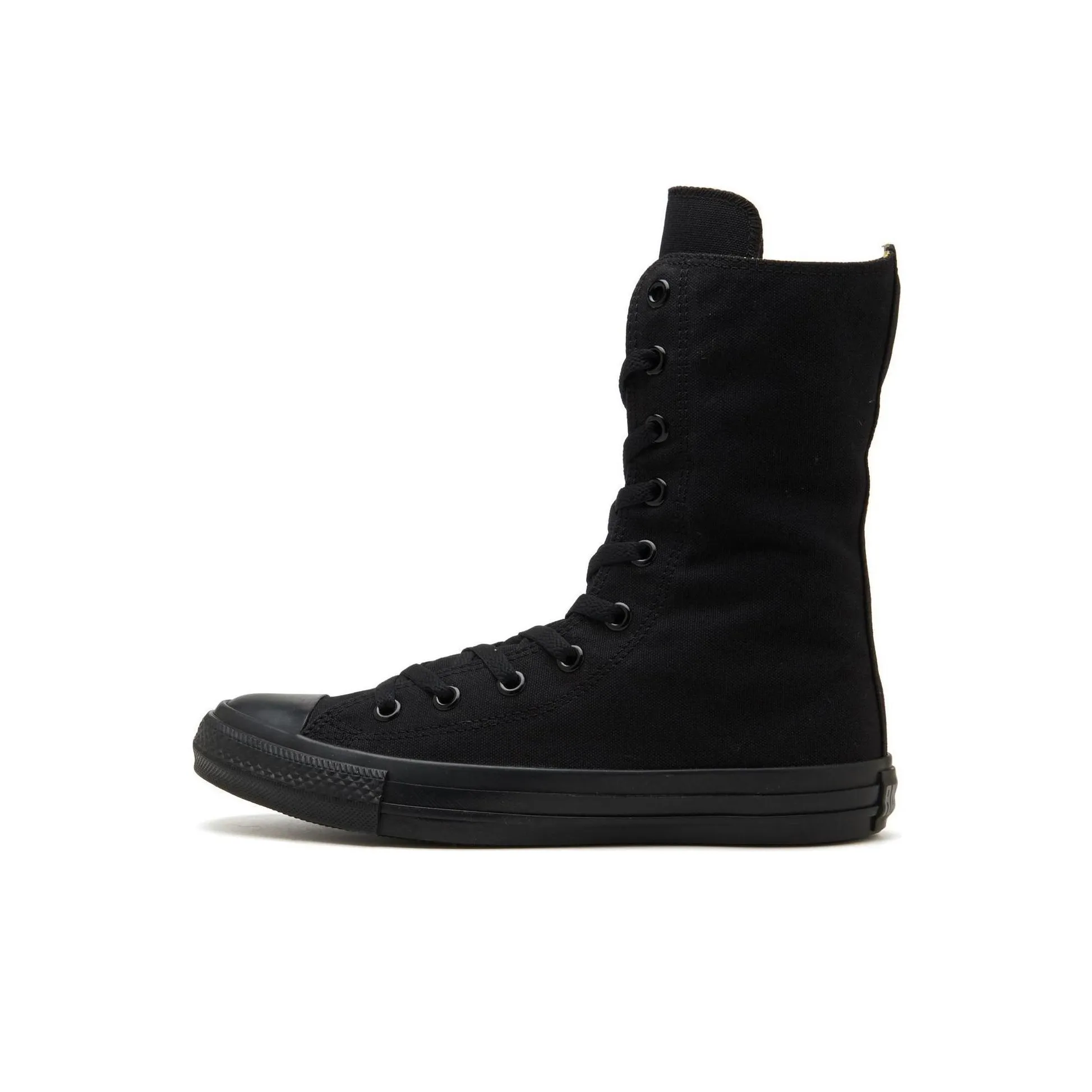 converse GAR All Star Knee Hi Breathable Cushioning High Top Canvas Shoes Unisex Black Japan Version
