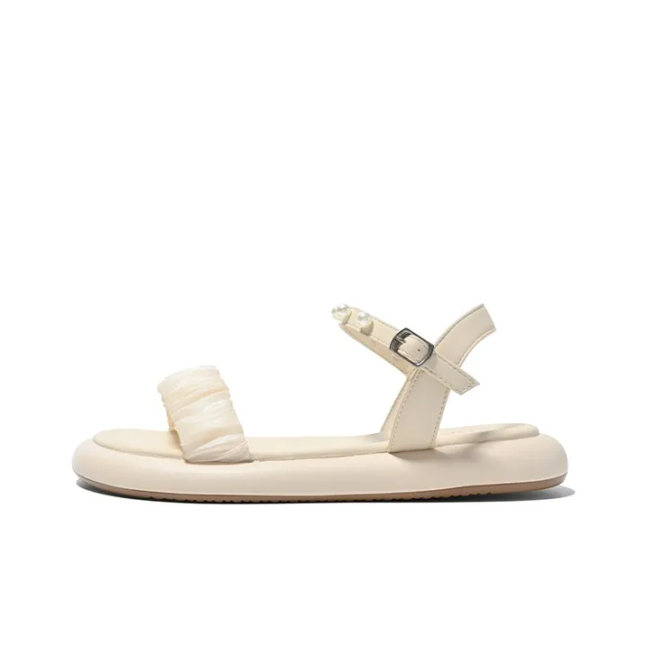 ZHR One Ремешок Сандалии 2,5 см Женские Бежевые