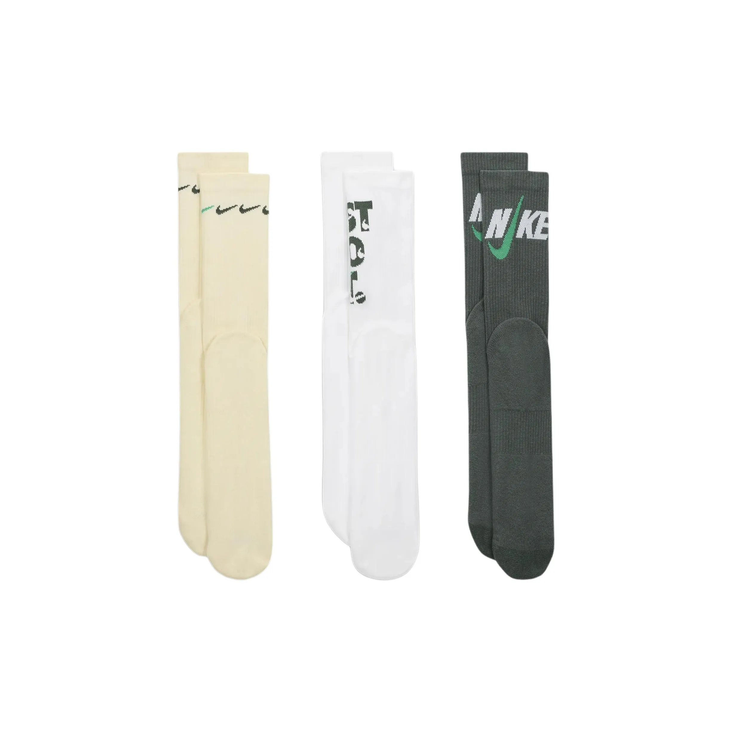 Nike Everyday Plus Cushioned Crew Socks 3 Pack 'Multicolor'