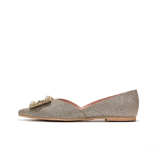 Pretty Ballerinas Лоферы Золотые Женские