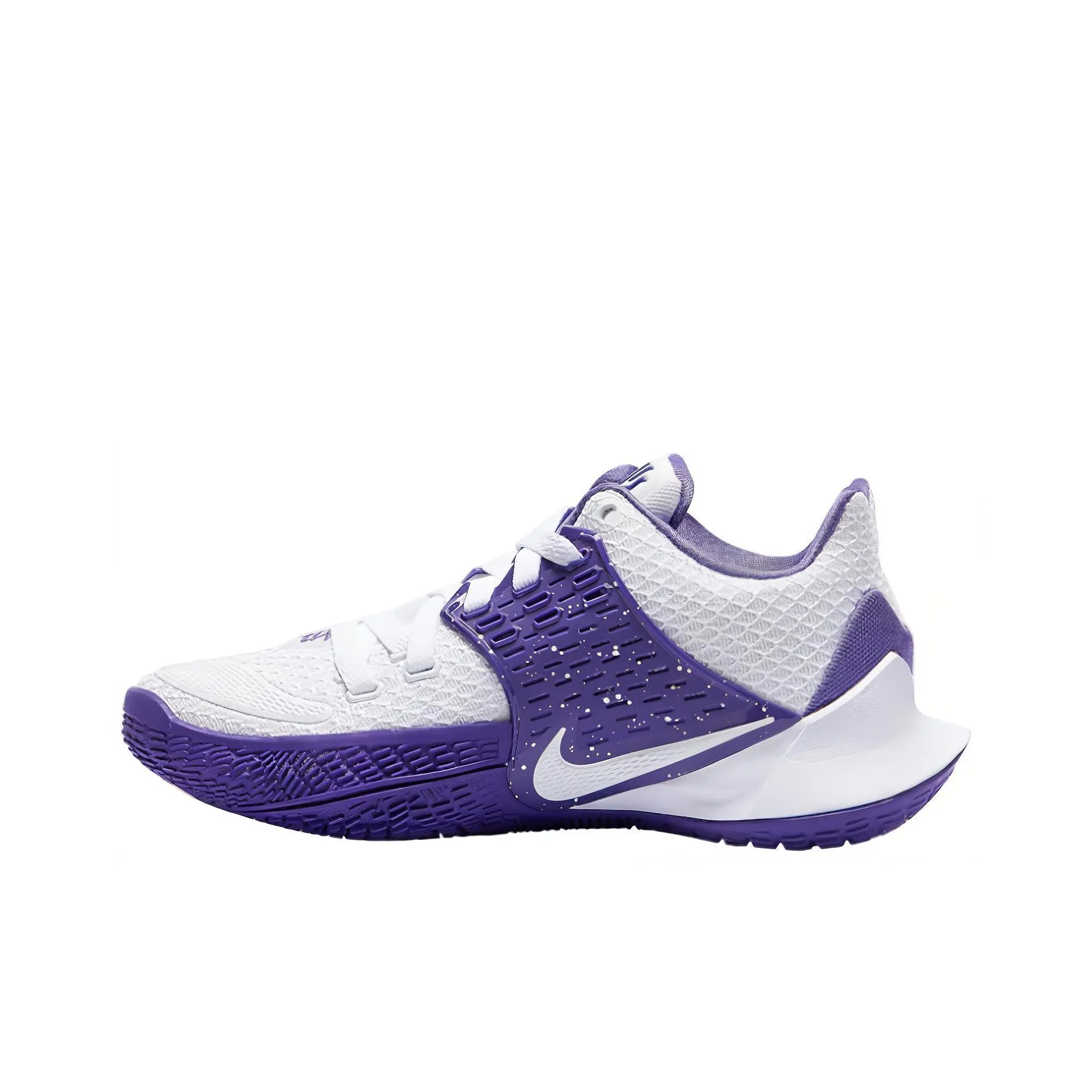 Nike Kyrie Low 2 Нескользящий Легкий Низкий Топ Баскетбольные Кроссовки Унисекс Белый Фиолетовый