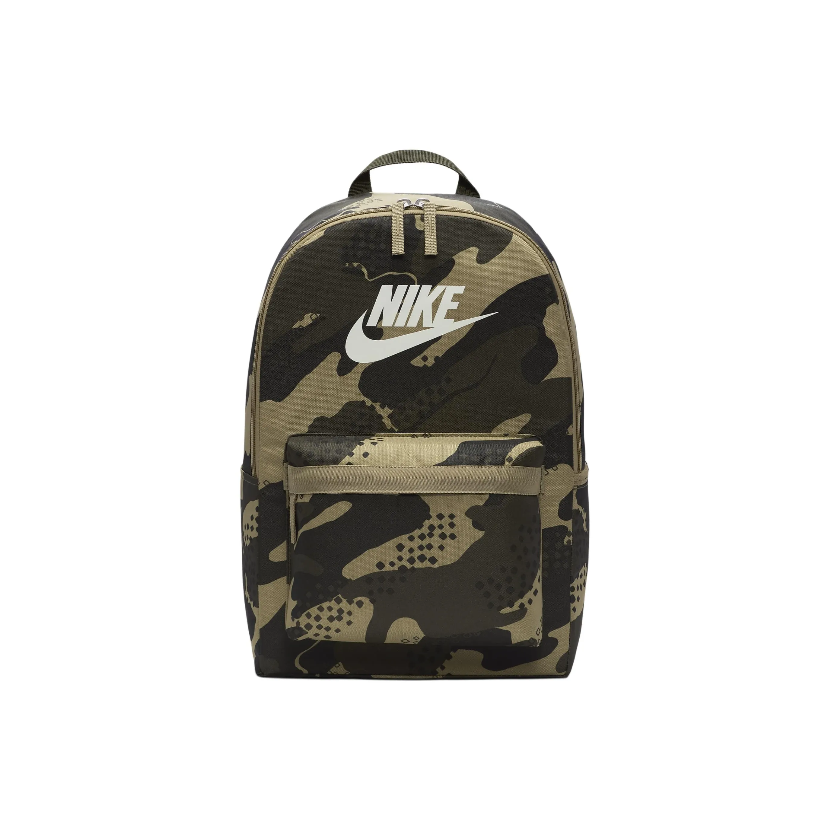 Nike Heritage Recycled Nylon Backpack Regular Men's Unisex Olive & Khaki & Sailboat