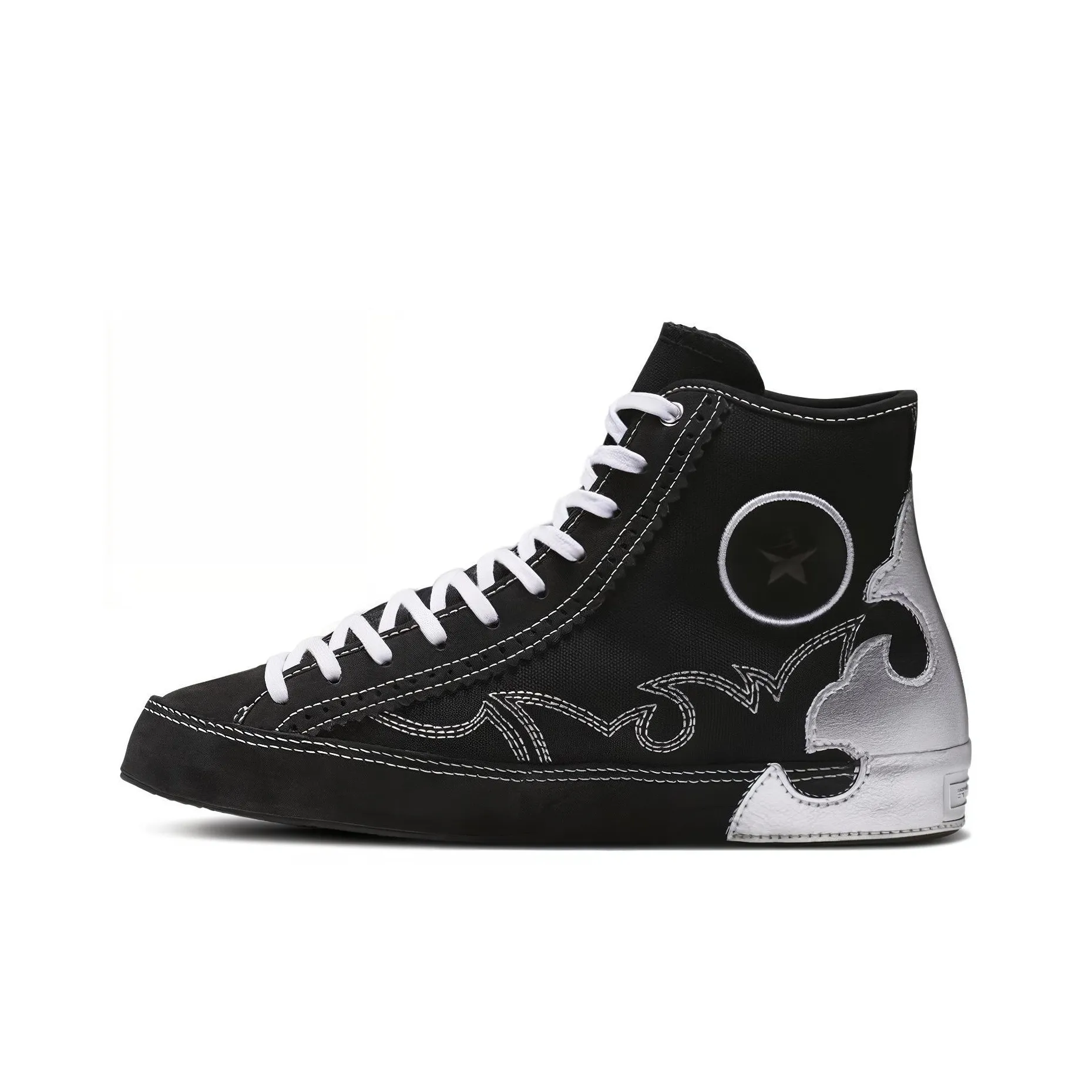 Converse Chuck Taylor All Star Sasha High Top Black Silver 'Blue White' Women's