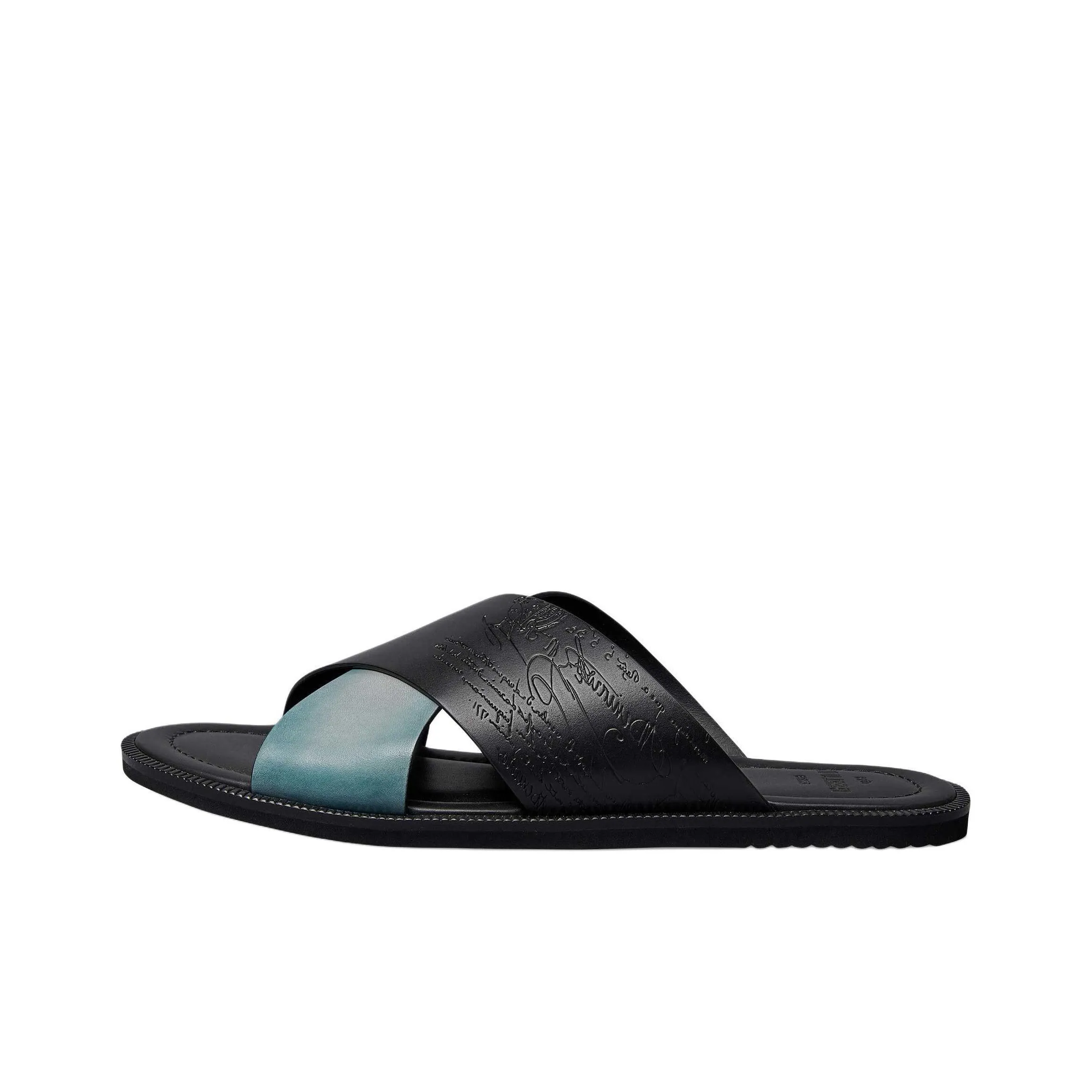 BERLUTI Slip Resistant Slide Slippers Men's Black