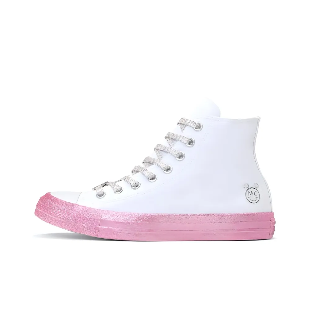 Converse Chuck Taylor All Star High Miley Cyrus White Pink