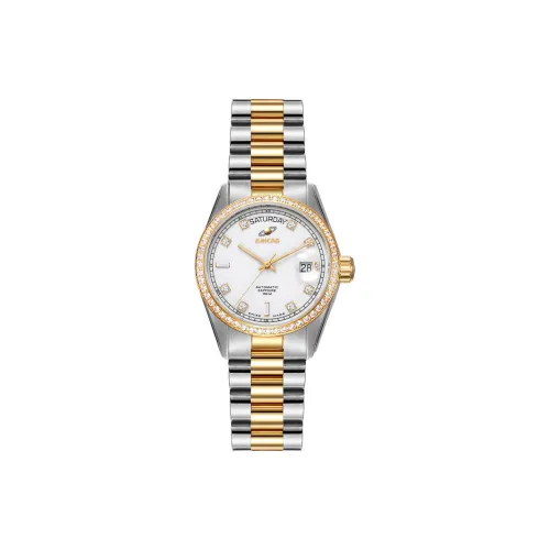 ENICAR Механические Мужские Часы Movement 37 мм Белые