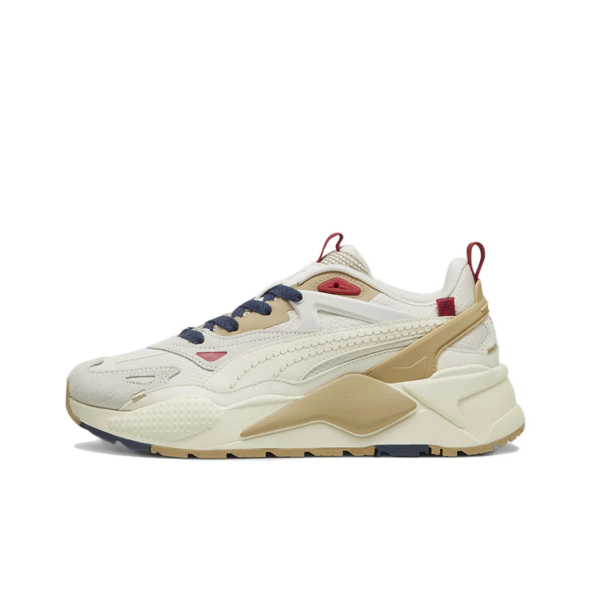 PUMA RS X Efekt Expeditions Low Топ Кэжуал Мужской Бежевый Синий Красный