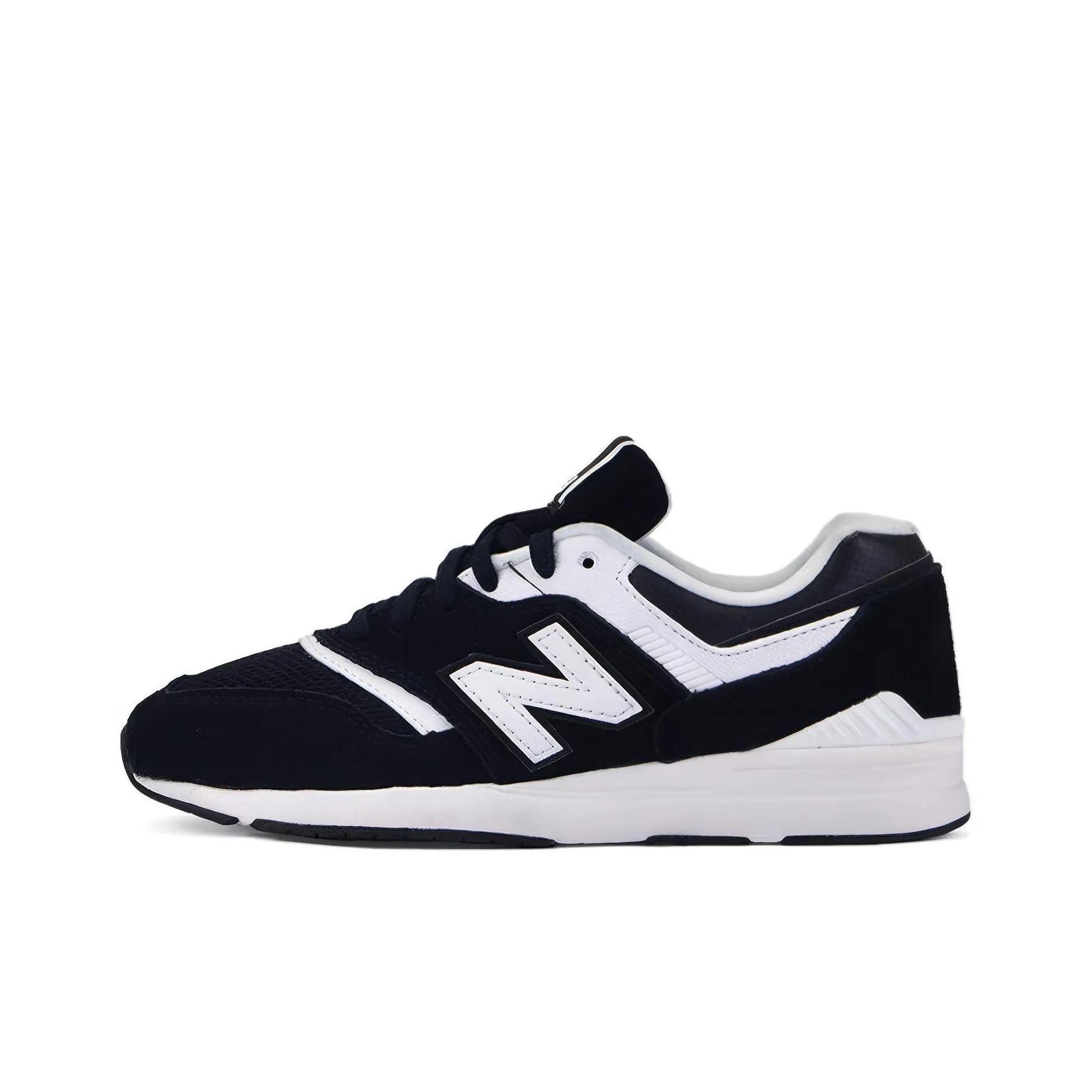 New Balance NB 697 Low Топ Повседневные Беговые Кроссовки Женские Черно-Белые