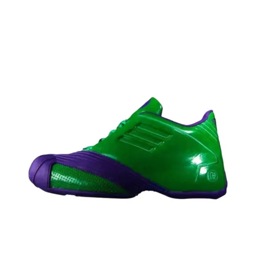 Adidas T mac 1 Баскетбольные кроссовки MID Топ Пурпурно-зеленый Мужские