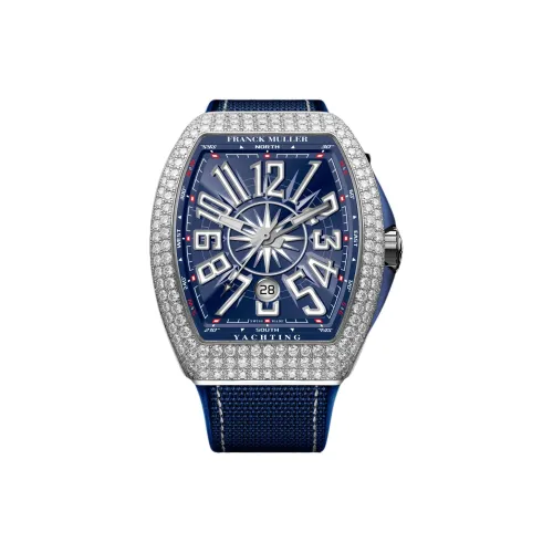 FRANCK MULLER Автоматический Механический Movement Мужские Часы 44mm*53,7mm Синий