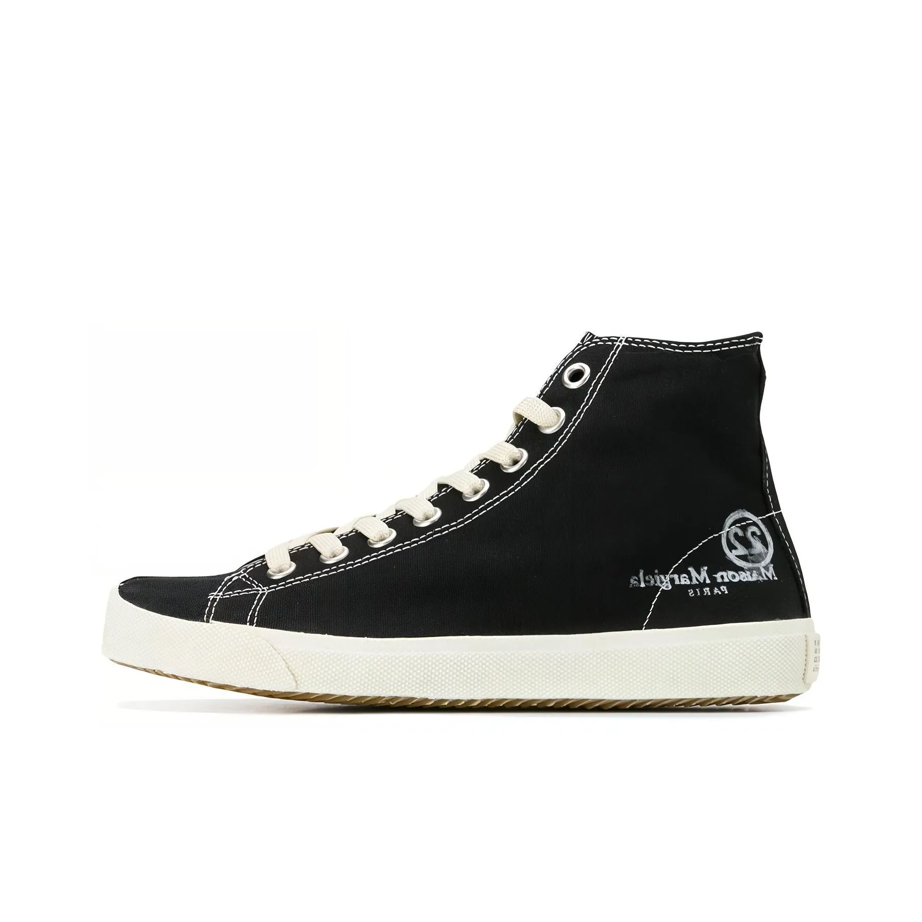 Maison Margiela Tabi High Top Stylish Skateboarding Shoes Women's Black