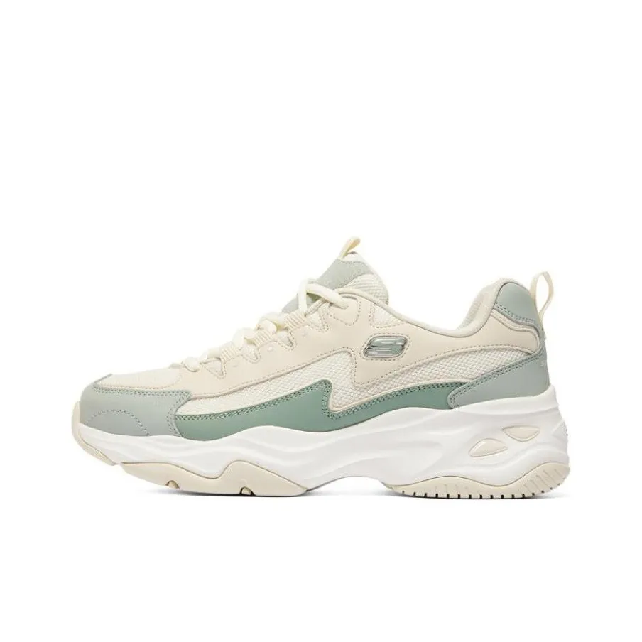 Skechers D'LITES 4,0 Low Топ Кроссовки с Толстой Подошвой Женские Естественный