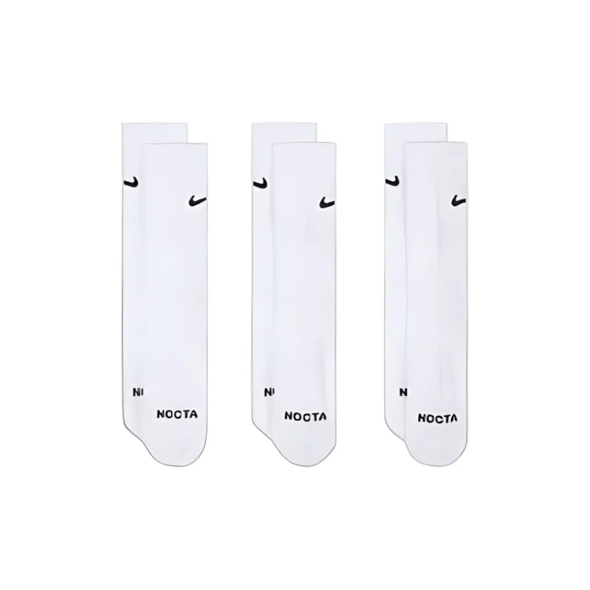 Nike X Nocta Crew Pack Of 3 Socks White