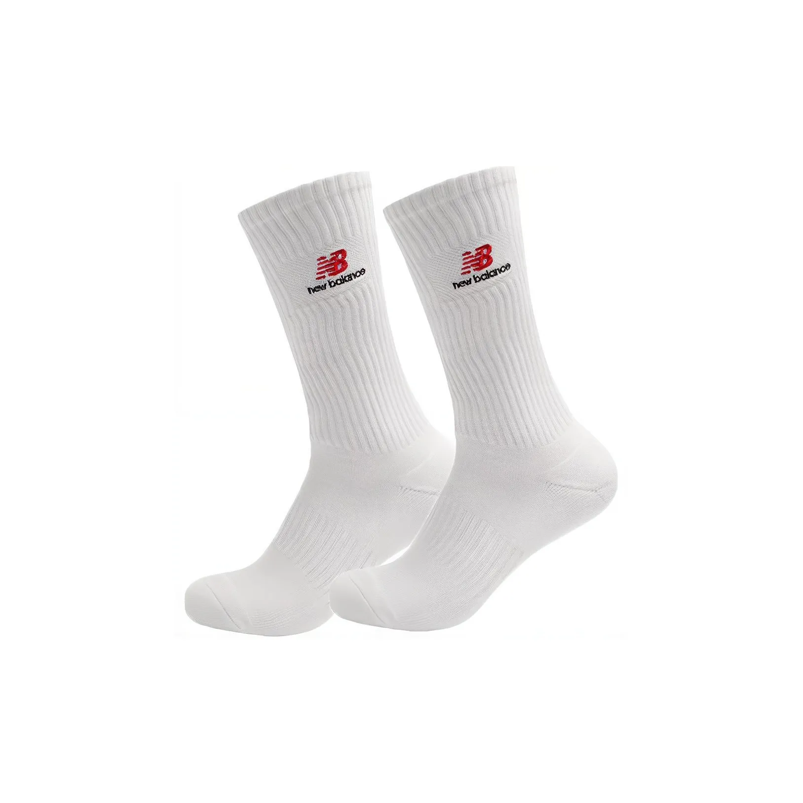 New Balance Mid-Calf Socks Men's 2 Pack White