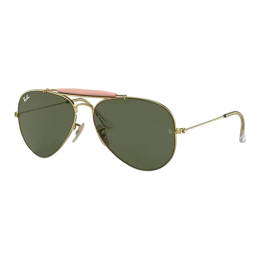 RayBan Metal Aviator Sunglasses Women's Gold