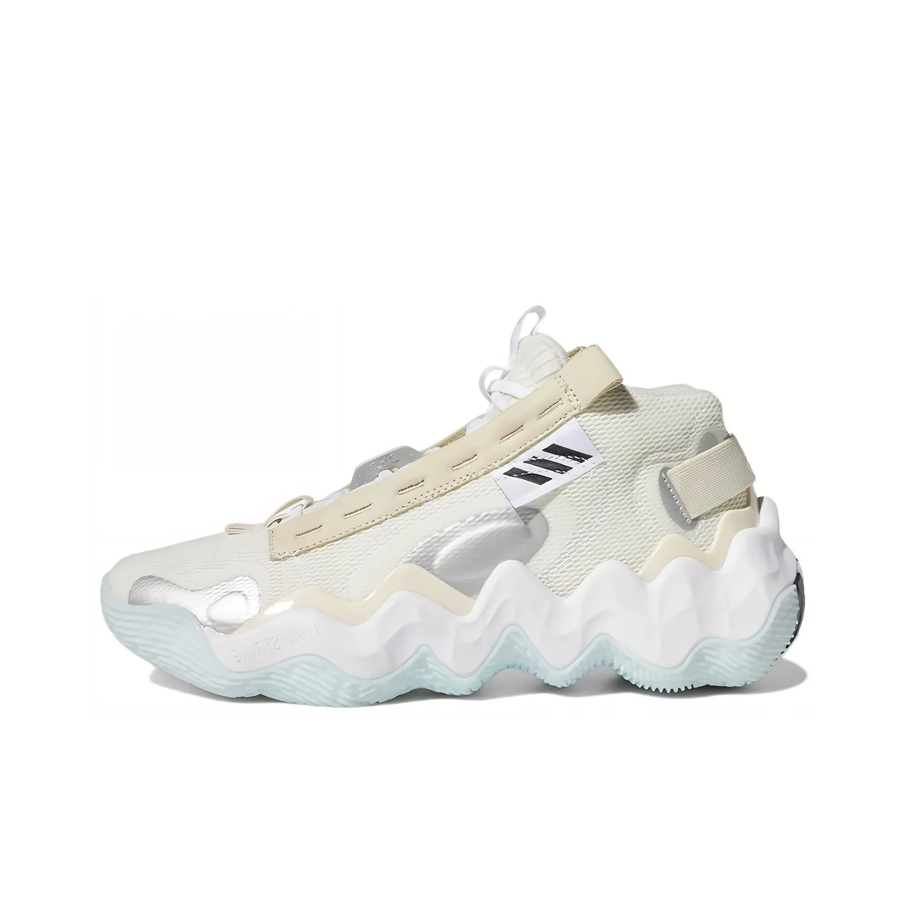 Adidas Exhibit B Candace Parker Mid Off White Silver Ecru Tint Women's