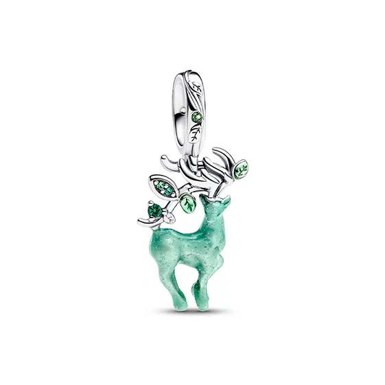 Pandora 925 Sterling Silver Pendants Unisex Green